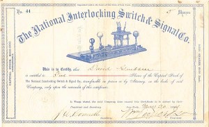 National Interlocking Switch and Signal Co.